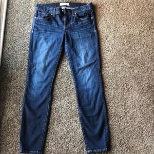 Madewell 8in Skinny Skinny Jean in Dark Wash